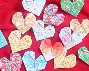 Just Origami Hearts (BIG Big Ones)