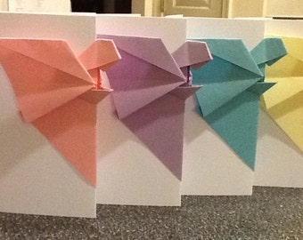 Origami Angels to Watch Over Me Greeting Cards