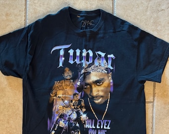 Deadstock 2pac “all Eyez on Me” Rap Tee Sz. S - Etsy