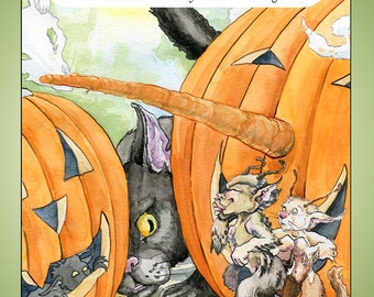 The Magician's Cat magical children's book - Halloween fun!