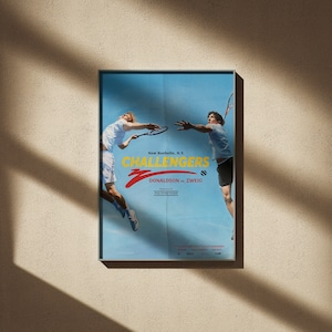 Challengers (2024) Movie Poster - All Original Digital Download Art