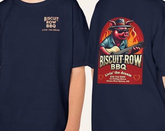 Biscuit Row BBQ Custom Kids Short Sleeve Heavy Cotton™ Tee