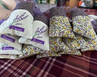 Dried Lavender Sachets/ New England/ Lavender/ Arizona Lavender/ Drawer Sachets/ Bug repellent