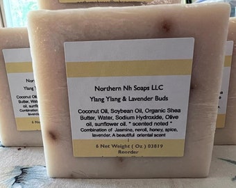 Ylang Ylang & Lavender Buds Soap Bar/ All natural soap/ Vegan/soap bar/body soap