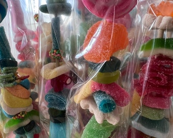 Candy Kabobs/ Birthday Favors/ Easter Favors/ Wedding Favors/ #Kabobs/ #Candy Kabob/#gummies/#marshmallows/#munchies