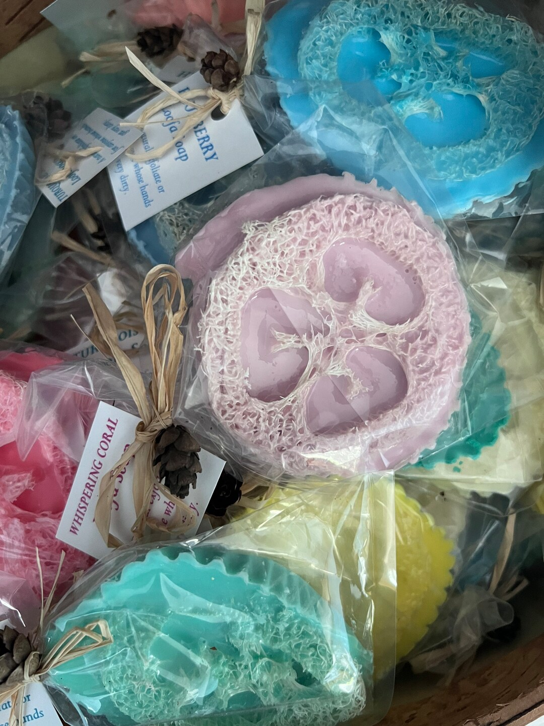Loofah Foot Soap/ Sandals Ready/beach Feet/ Loofah/mothers Etsy