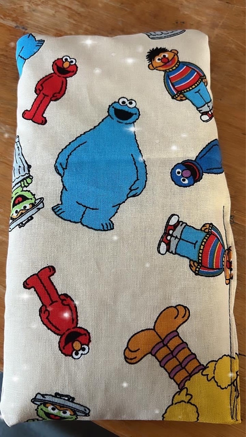 Sesame Street Microwave Heating Pad /10x5/rice unscented image 1
