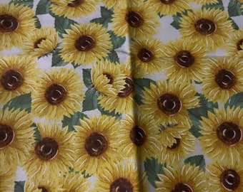 Sunflower Microwave Heating Pad /10x5/rice filled choice of scented with lavender or unscented