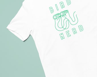 Bird Nerd T-Shirt, Birder Shirt, Birdwatching T-Shirt, Bird Shirt, Birdwatching Gift, Birder Gift, Unisex Comfort Colors