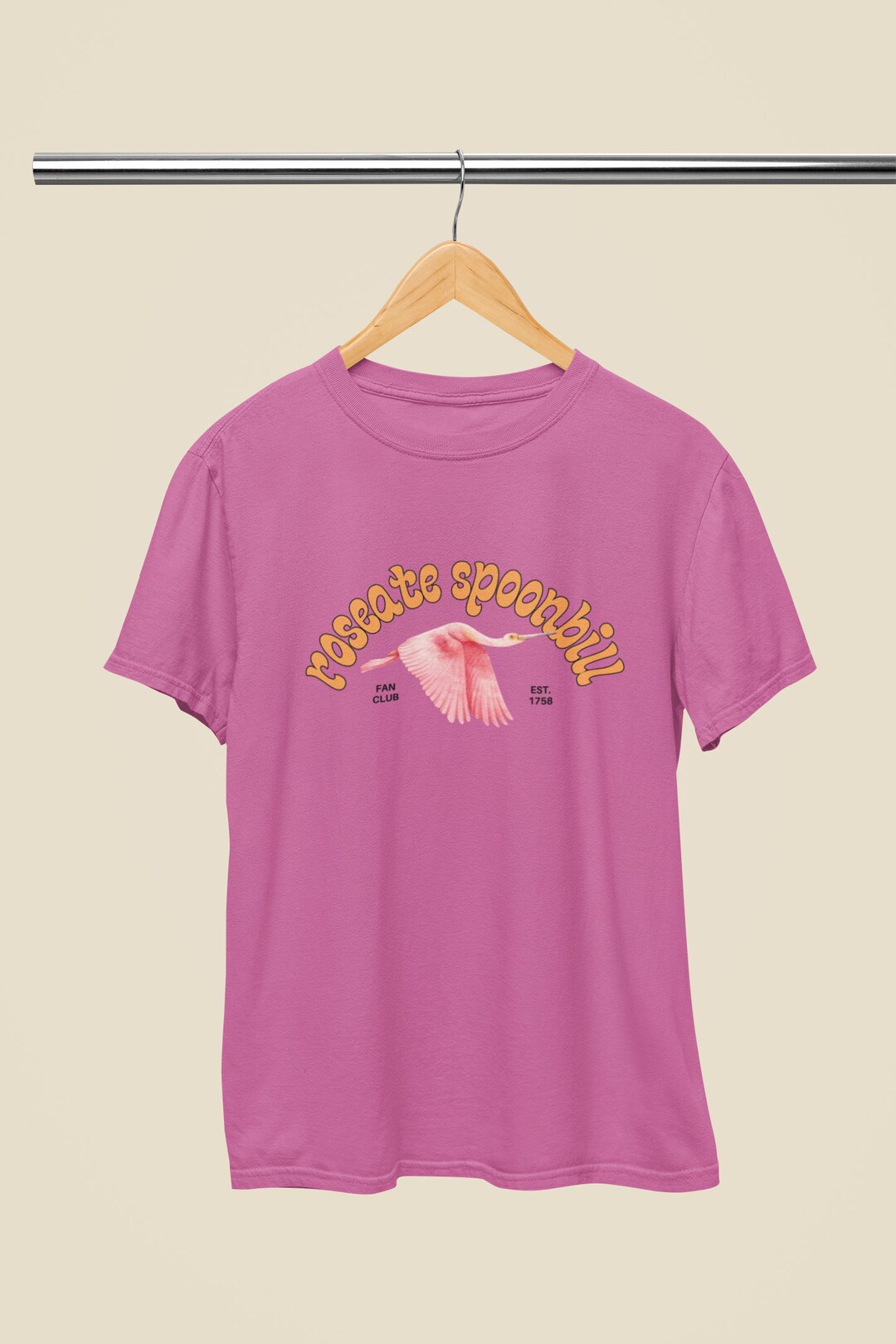 PIECES dam T-shirt PCMAY - Roseate Spoonbill WINETASTING