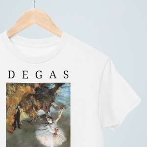 Degas T-Shirt, Ballet Shirt, Dance Shirt, Edgar Degas Shirt, Unisex Comfort Colors, Dancer Gifts, Ballerina Gifts, Degas The Star