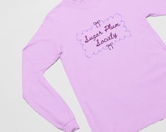 Sugar Plum Nutcracker Shirt Sugar Plum Society Long Sleeve Women's Tee Comfort Colors Nutcracker Gift