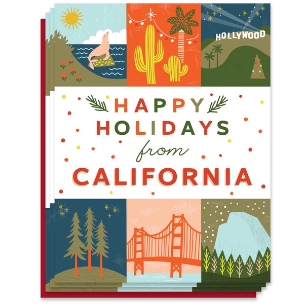 California Greeting Cards Etsy