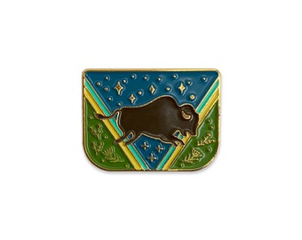 Bison Magic Enamel Pin