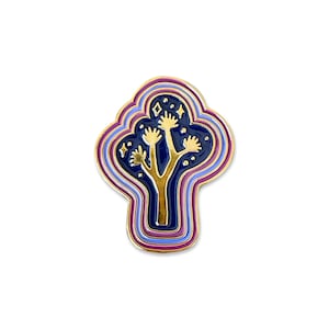 Joshua Tree Magic Enamel Pin, Gift for Nature Lover, Pin for Backpack, National Park Souvenir