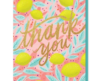 Lemons Thank You Card