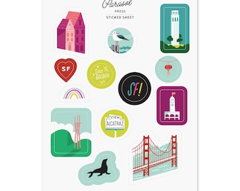 San Francisco Sticker Sheet