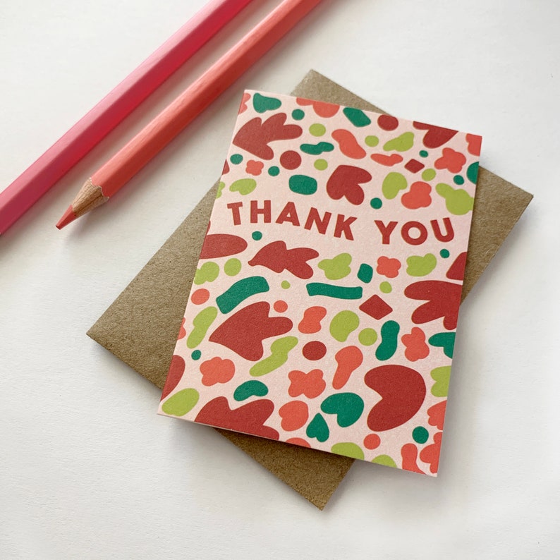 Thank You Shapes Mini Card image 2