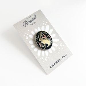 Jackrabbit Magic Enamel Pin, Gift for Nature Lover, Pin for Backpack image 3