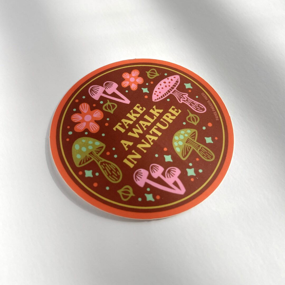 Take a Walk in Nature, Decal for Hydro Flask, Laptop Sticker - Etsy