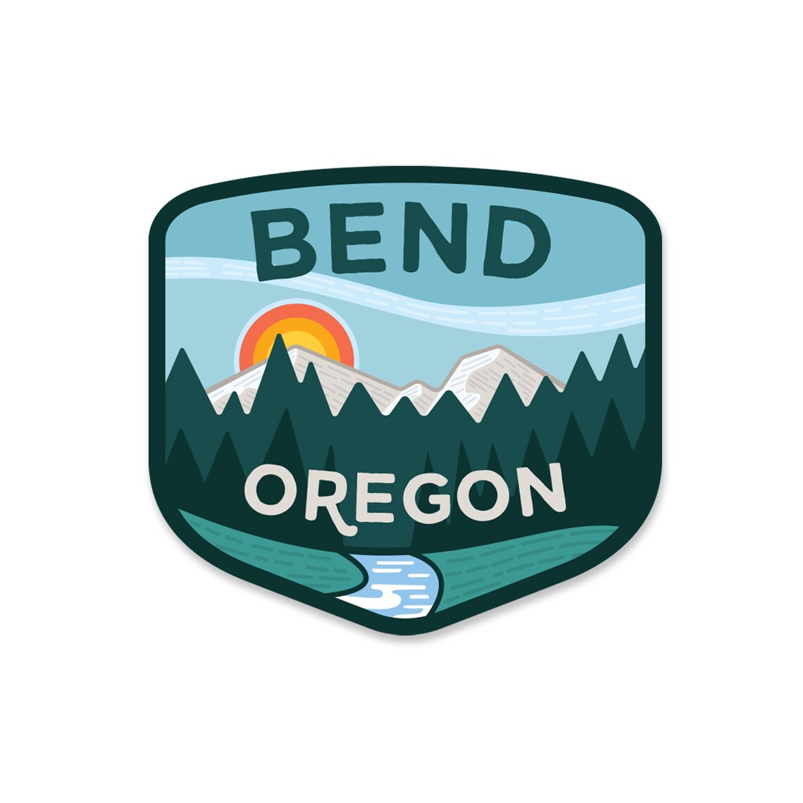 Bend Oregon Sticker Etsy
