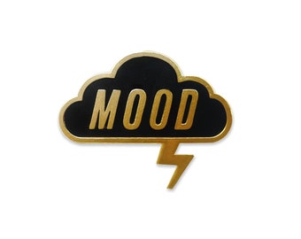 Mood Lapel Enamel Pin, Pin for Backpack