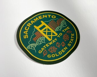 Sacramento Sticker, Decal for Water Bottle, Laptop Sticker, Sticker for Hydro Flask