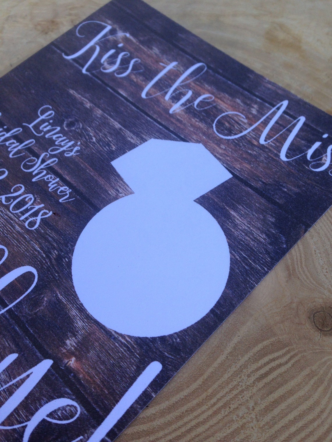 Kisses for the Mrs. bridal shower party set EOS lip balm | Etsy