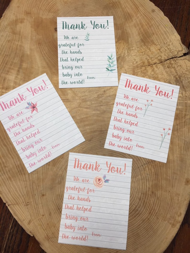 Labor and delivery nurse doctor appreciation thank you