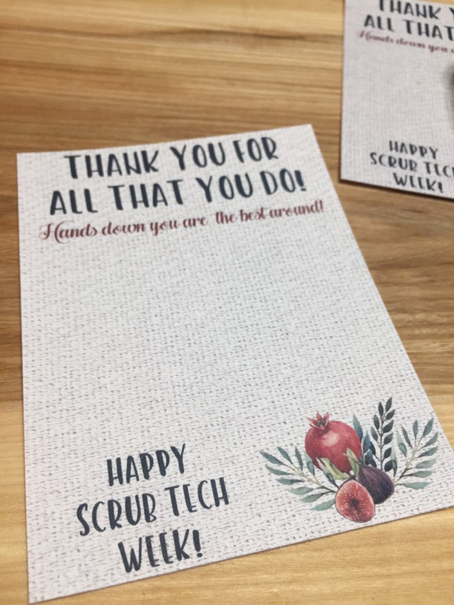 Scrub tech week surgical technologist appreciation thank you Etsy