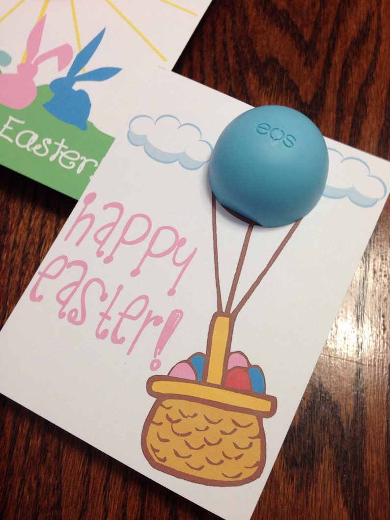 Easter Cards/gift Tags for EOS Lip Balm Printable Instant - Etsy