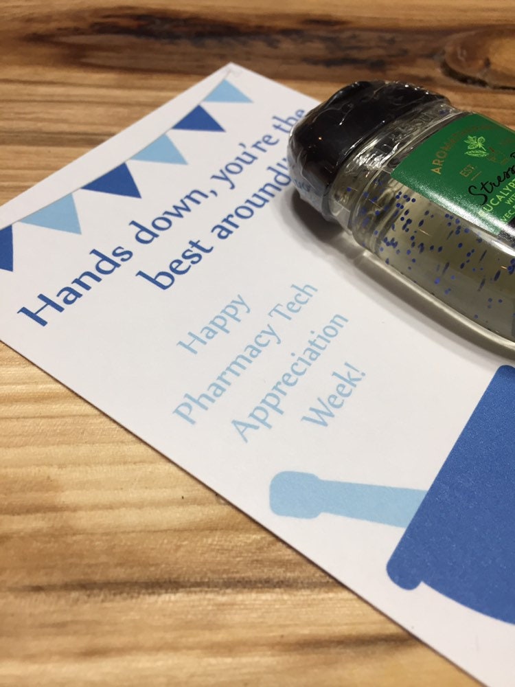 Pharmacy Tech Appreciation Week thank you cards for hand | Etsy