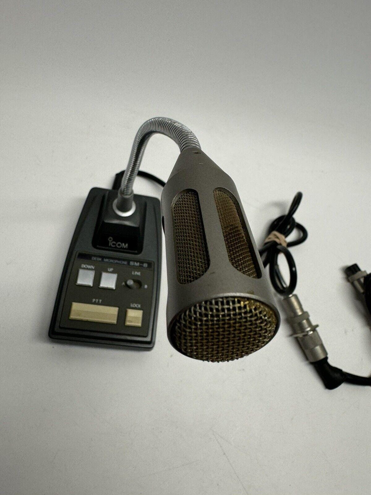 VINTAGE ICOM SM-8 Multi-function Desk Microphone Ham Radio
