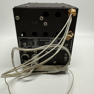 Vintage Avionics NARCO Modulator Power Unit V12 MP-2 12v Vibrator -- UNTESTED