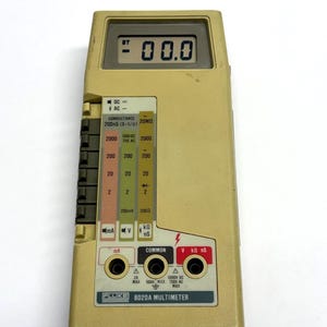 Vintage Fluke 8020A Handheld Digital Multimeter - Tested & Working