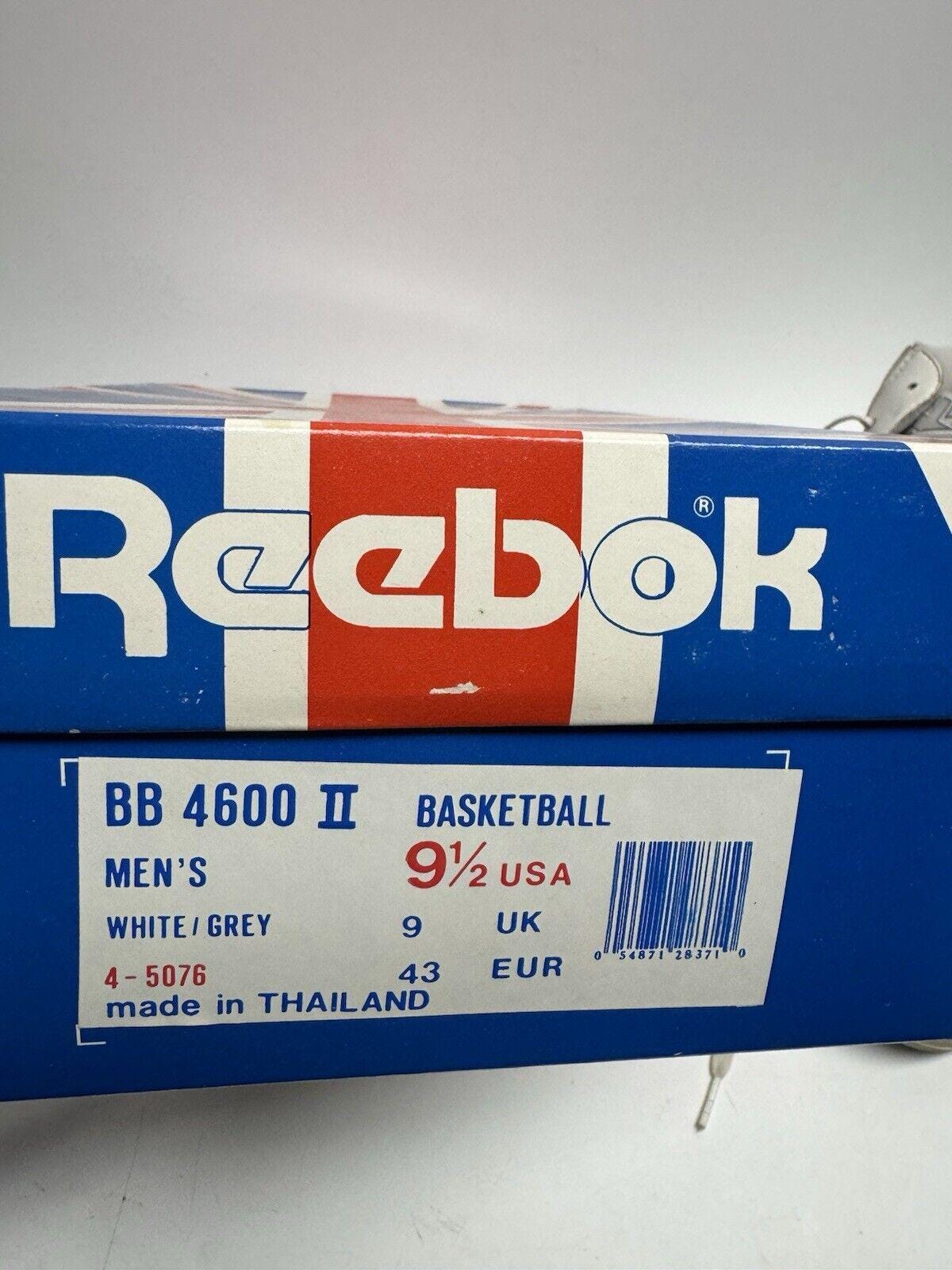 Vintage Reebok Basketball Shoes BB4600 II HI Top White/Gray Men Size 9.5 Reebok BB4600 for Sale | Authenticity Guaranteed | eBay main image 4