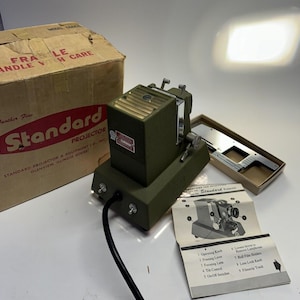 Vintage Standard Filmstrip Projector Model 666CN Made IN USA