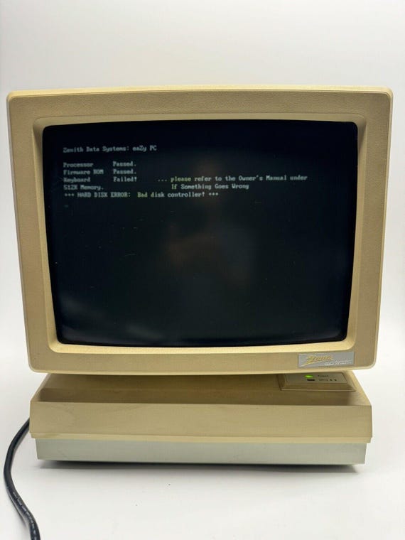 その他 RICH TEXTCONVERTER 20 for Windows Vintage Zenith Data Systems 14ZDC3 Eazy PC Computer Powers Up - Etsy