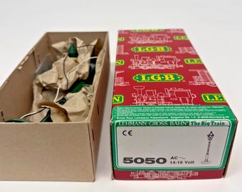 Vintage LGB 5050 G Scale Street Lantern Light Post Vintage Train Accessory WBox