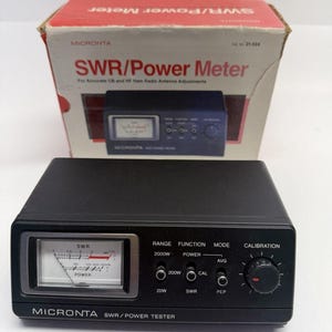 Vintage NOS Micronta 21-524 SWR & Power Tester Meter Ham Radio CB
