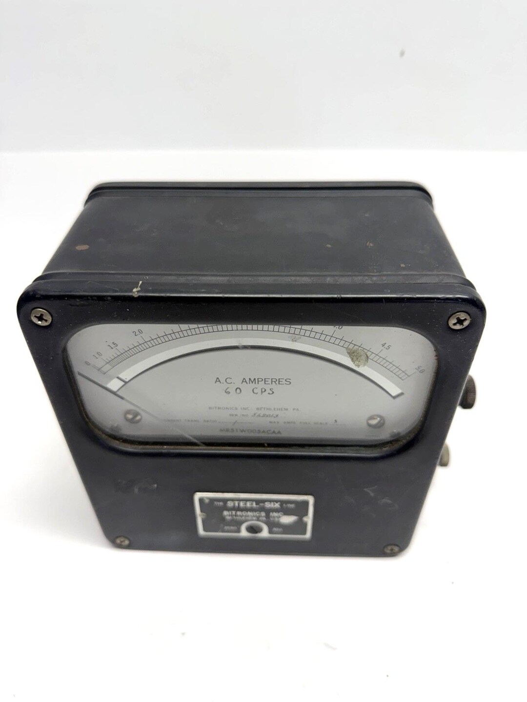 VINTAGE Bitronics Steel SIX 0-10 AMPS Dc. Lab Meter - Etsy