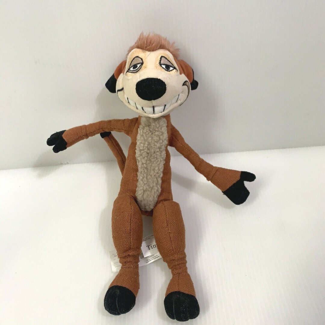 Disney Lion King Timon 11 Plush Meerkat Stuffed Animal Toy Authentic ...