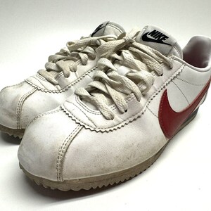 Nike Classic Cortez Women s Size 8.5 Sneakers Forrest Gump White Red Blue Etsy