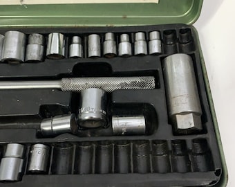 ヴィンテージ器具 Vtg Fleetwood Deluxe Sewing Machine Portable - RARE ZigZag