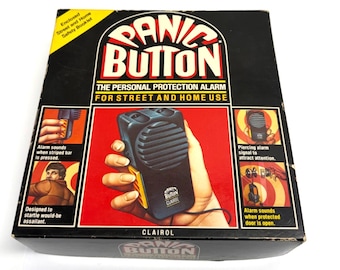 Vintage NEW Panic Button Personal Protection Alarm Use by Clairol