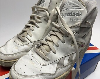 Vintage Reebok Basketball Shoes BB4600 II HI Top White/Gray Men Size 9.5 Vintage Reebok Basketball Shoes BB4600 II HI Top White/Gray  main image 3