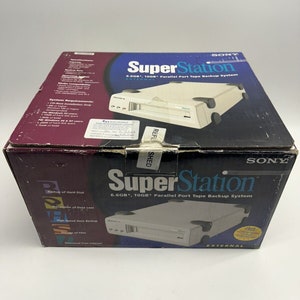Vintage Nos Sony Superstation 10Gb INT Data Tape Streamer Backup Drive SS-INT