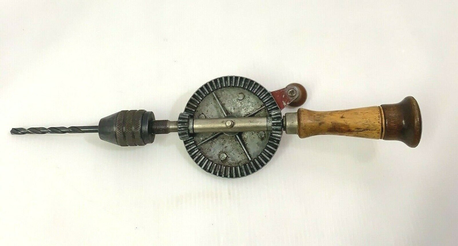 Ancienne Perceuse à Main G-M Co. Manufacturing - Vintage USA, Outil D'époque