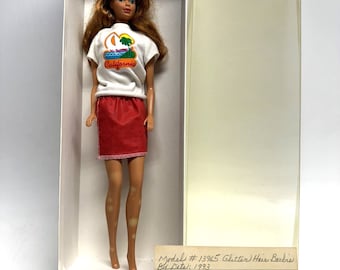 Vintage Mattel 1993 Glitter Hair Barbie Doll Long Blonde Hair #13965