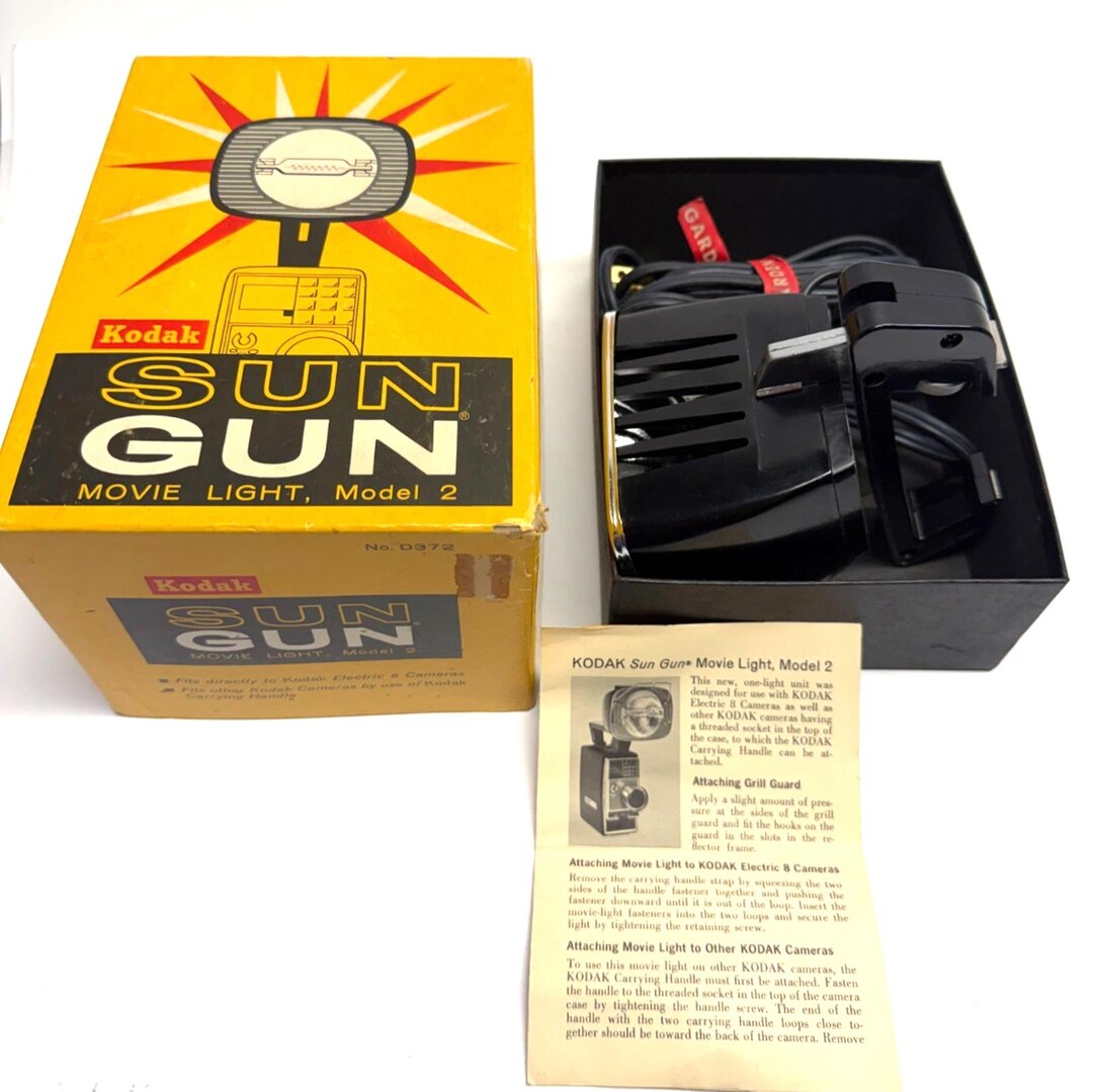 Vintage NOS KODAK Sun Gun Movie Light-model 2 - Etsy